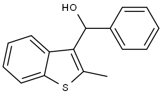 (2-methylbenzo[b]thiophen-3-yl)(phenyl)methanol Structure