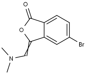 1(3H)-Isobenzofuranone, 5-bromo-3-[(dimethylamino)methylene]- Structure