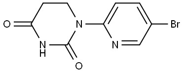 1-(5-Bromopyridin-2-yl)dihydropyrimidine-2,4(1H,3H)-dione Structure