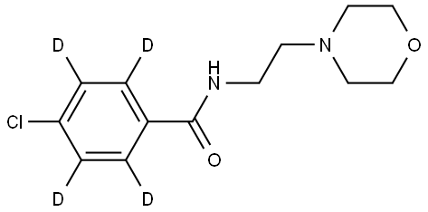 Moclobemide D4 Structure