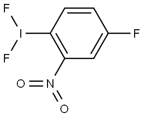 Benzene, 1-(difluoroiodo)-4-fluoro-2-nitro- Structure