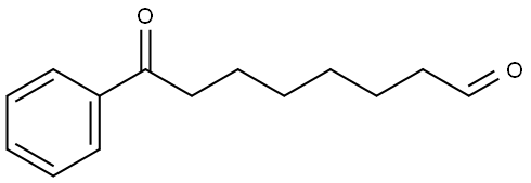 Benzeneoctanal, η-oxo- Structure