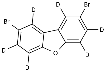 2,8-dibromodibenzo[b,d]furan-1,3,4,6,7,9-d6 Structure