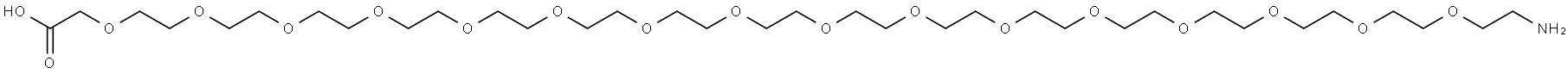 NH2-PEG16-CH2COOH Structure