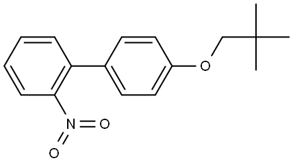 4'-(neopentyloxy)-2-nitro-1,1'-biphenyl Structure