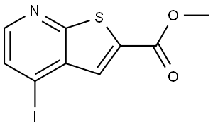 methyl 4-iodothieno[2,3-b]pyridine-2-carboxylate 구조식 이미지