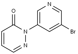 2-(5-bromopyridin-3-yl)pyridazin-3(2H)-one Structure