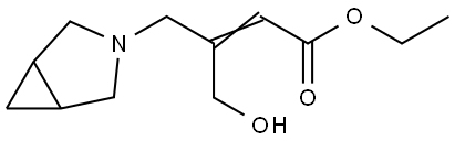 ethyl (Z)-3-(3-azabicyclo[3.1.0]hexan-3-ylmethyl)-4-hydroxy-but-2-enoate 구조식 이미지