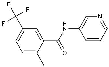 Benzamide, 2-methyl-N-3-pyridinyl-5-(trifluoromethyl)- Structure