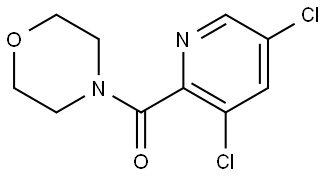 (3,5-dichloropyridin-2-yl)(morpholino)methanone Structure