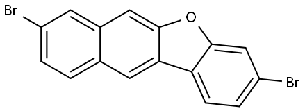 Benzo[b]naphtho[2,3-d]furan, 3,8-dibromo- Structure