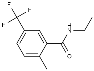 Benzamide, N-ethyl-2-methyl-5-(trifluoromethyl)- Structure