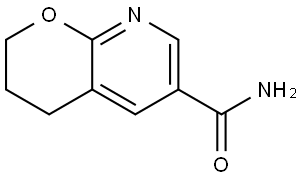 3,4-dihydro-2H-pyrano[2,3-b]pyridine-6-carboxamide Structure