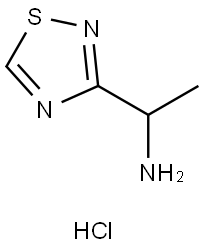 1-(1,2,4-Thiadiazol-3-yl)ethan-1-amine hydrochloride Structure