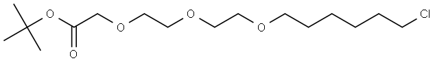 Acetic acid, 2-[2-[2-[(6-chlorohexyl)oxy]ethoxy]ethoxy]-, 1,1-dimethylethyl ester Structure