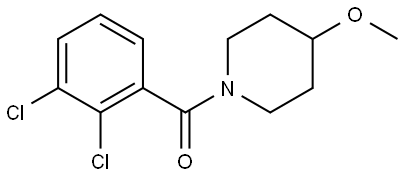 Methanone, (2,3-dichlorophenyl)(4-methoxy-1-piperidinyl)- Structure