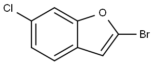 Benzofuran, 2-bromo-6-chloro- Structure