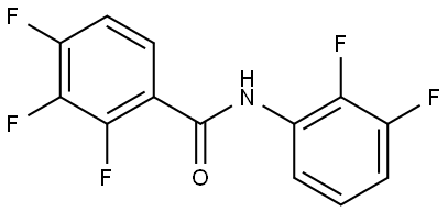Benzamide, N-(2,3-difluorophenyl)-2,3,4-trifluoro- Structure