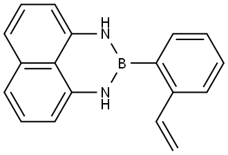 1H-Naphtho[1,8-de]-1,3,2-diazaborine, 2-(2-ethenylphenyl)-2,3-dihydro- Structure