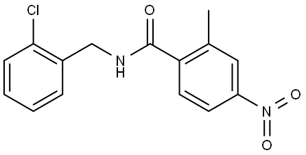 N-(2-chlorobenzyl)-2-methyl-4-nitrobenzamide Structure