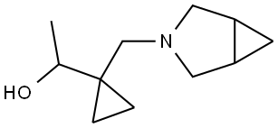 1-[1-(3-azabicyclo[3.1.0]hexan-3-ylmethyl)cyclopropyl]ethanol 구조식 이미지