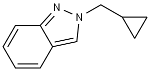 2H-Indazole, 2-(cyclopropylmethyl)- Structure