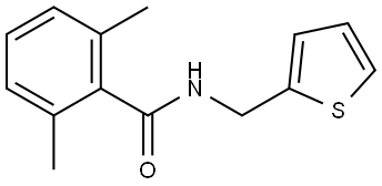 Benzamide, 2,6-dimethyl-N-(2-thienylmethyl)- Structure