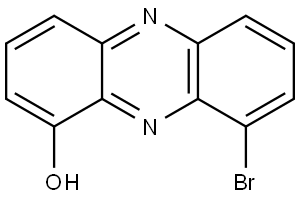 1-Phenazinol, 9-bromo- Structure