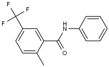 Benzamide, 2-methyl-N-phenyl-5-(trifluoromethyl)- Structure