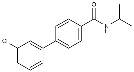 1,1'-Biphenyl]-4-carboxamide, 3'-chloro-N-(1-methylethyl)- Structure