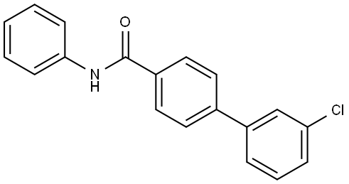 1,1'-Biphenyl]-4-carboxamide, 3'-chloro-N-phenyl- Structure