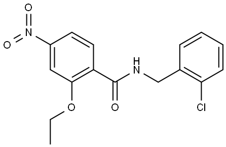 N-(2-chlorobenzyl)-2-ethoxy-4-nitrobenzamide Structure