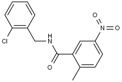 N-(2-chlorobenzyl)-2-methyl-5-nitrobenzamide Structure