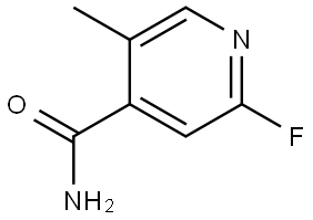 2-Fluoro-5-methyl-isonicotinamide Structure