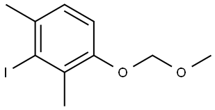 2-iodo-4-(methoxymethoxy)-1,3-dimethylbenzene Structure