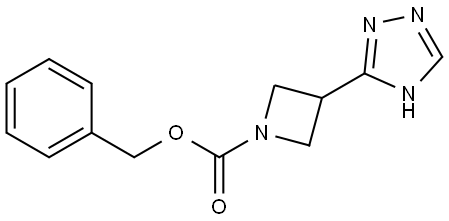 benzyl 3-(4H-1,2,4-triazol-3-yl)azetidine-1-carboxylate Structure