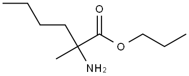 propyl 2-amino-2-methylhexanoate 구조식 이미지