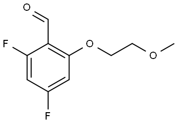 2,4-difluoro-6-(2-methoxyethoxy)benzaldehyde Structure