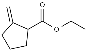 ethyl 2-methylenecyclopentane carboxylate Structure