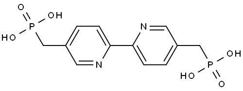 6-[5-(phosphonomethyl)pyridin-2-yl]pyridin-3-yl]methylphosphonic acid Structure