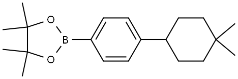 4-(4,4-Dimethylcyclohexyl)phenylboronic acid pinacol ester Structure