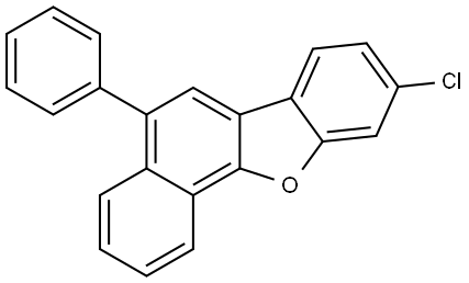 9-Chloro-5-phenylnaphtho[1,2-b]benzofuran 구조식 이미지