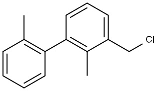 3-(chloromethyl)-2,2'-dimethyl-1,1'-biphenyl Structure