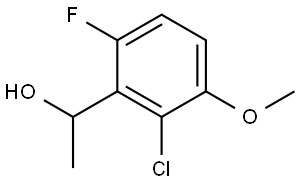 1-(2-chloro-6-fluoro-3-methoxyphenyl)ethanol Structure