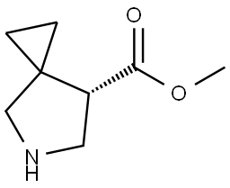 5-Azaspiro[2.4]heptane-7-carboxylic acid, methyl ester, (7S)- Structure