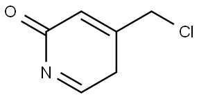 4-(chloromethyl)pyridin-2(5H)-one Structure