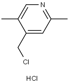 4-(chloromethyl)-2,5-dimethylpyridine hydrochloride Structure