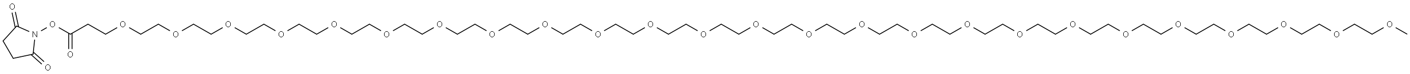 mPEG25-COONHS Structure