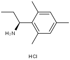 (S)-1-mesitylpropan-1-amine hydrochloride Structure