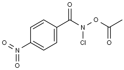 N-Acetoxy-N-chloro-4-nitrobenzamide Structure